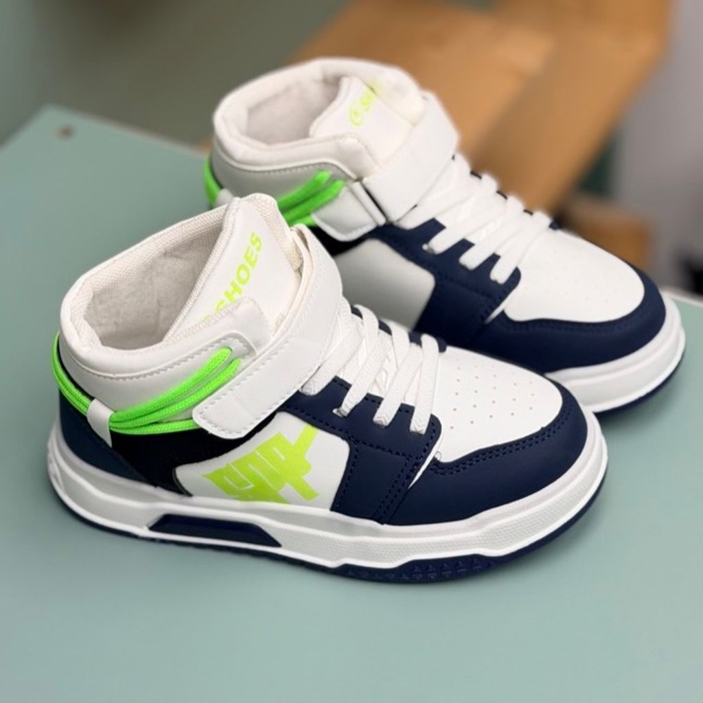 خرید اینترنتی قیمت کتونی بچگانه نیمساق طرح پشت بند از Kshoes کد 4080506