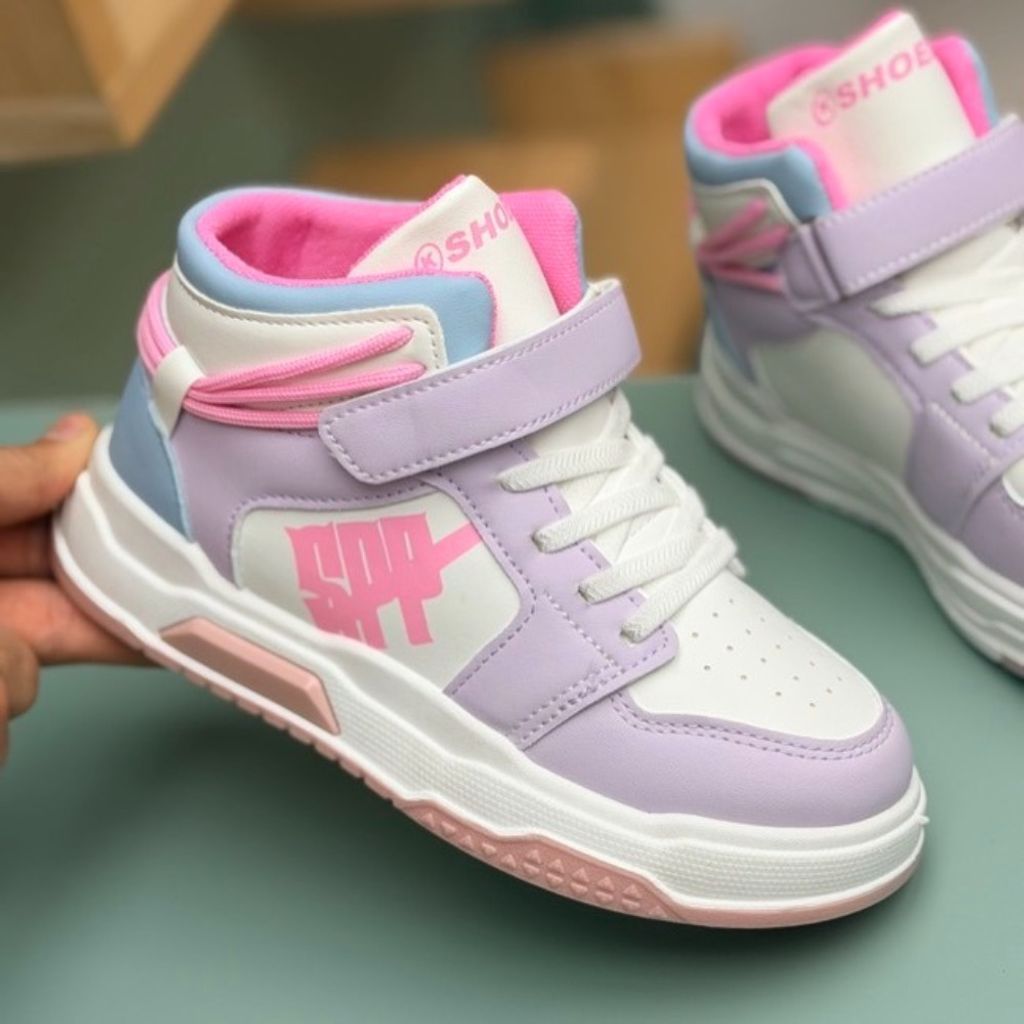 خرید آنلاین کتونی بچگانه نیمساق طرح پشت بند از Kshoes کد 4080506