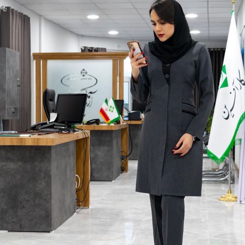 قیمت ارزان مانتو شلوار اداری مدل حورا