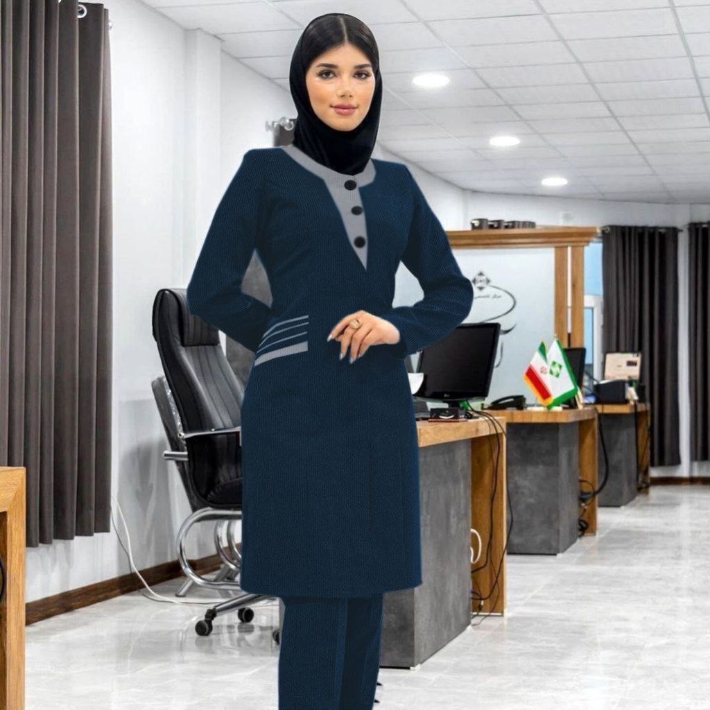 خرید انلاین مانتو شلوار اداری مدل حورا