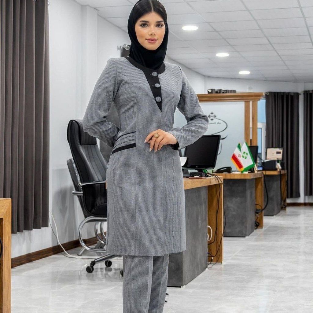 خرید آنلاین مانتو شلوار اداری مدل حورا