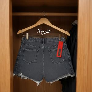 مشخصات شلوارک زنانه جین