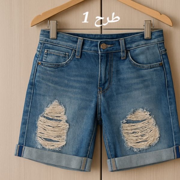 شلوارک زنانه جین