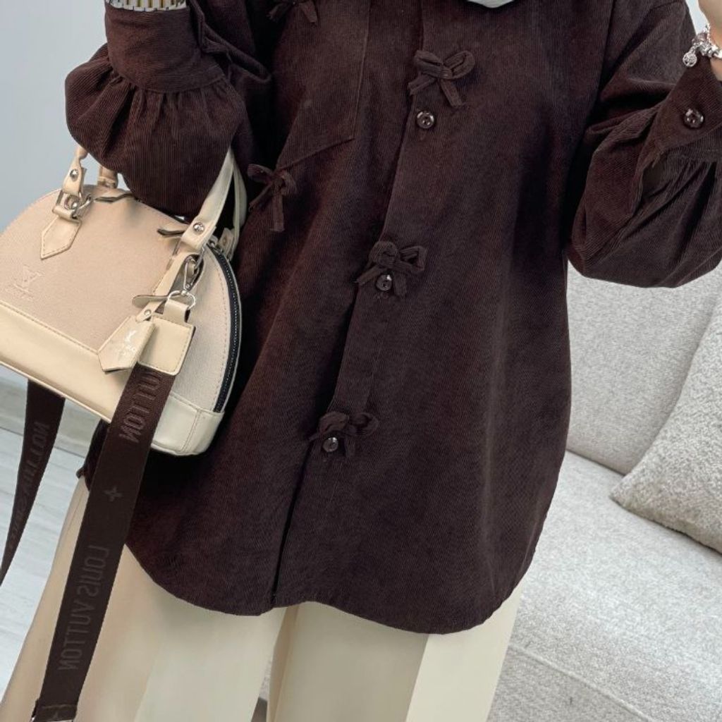 خرید آنلاین مانتو کبریتی پاپیون