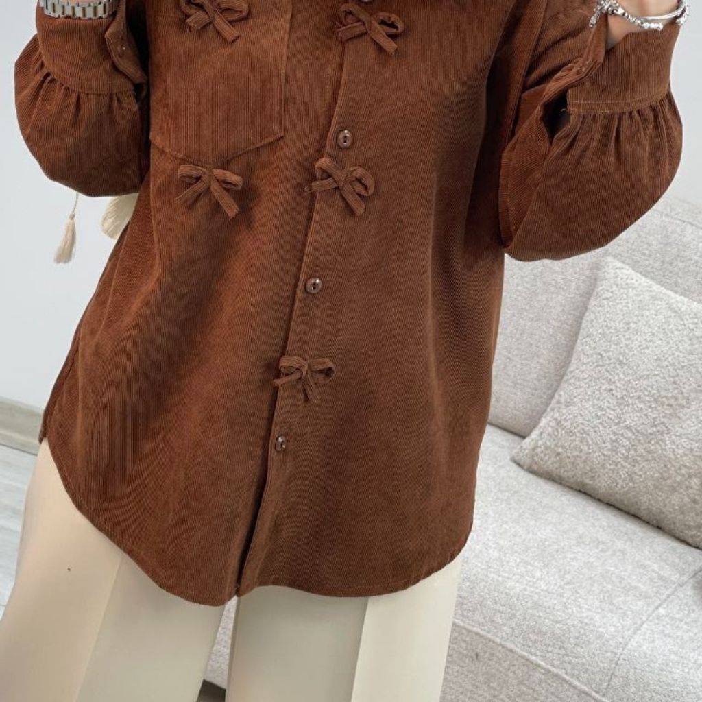 خرید اینترنتی مانتو کبریتی پاپیون