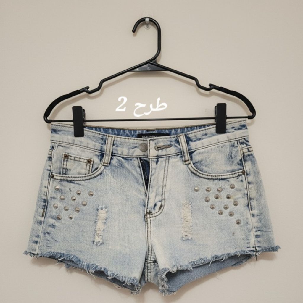 مشخصات شلوارک جین زنانه