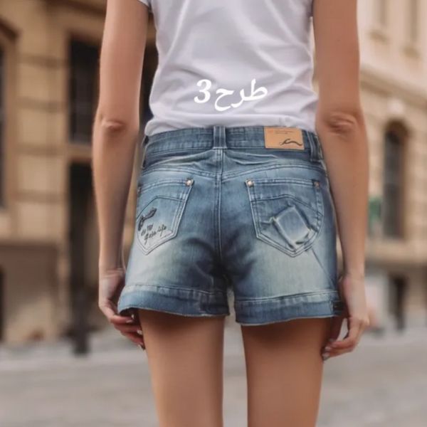 شلوارک جین زنانه