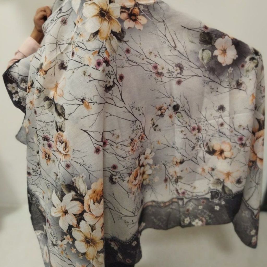 قیمت روسری نخی گلدار زنانه gl4i