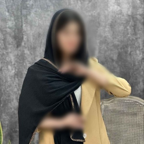 شال پلیسه برشکا مشکی حاشیه پلنگی