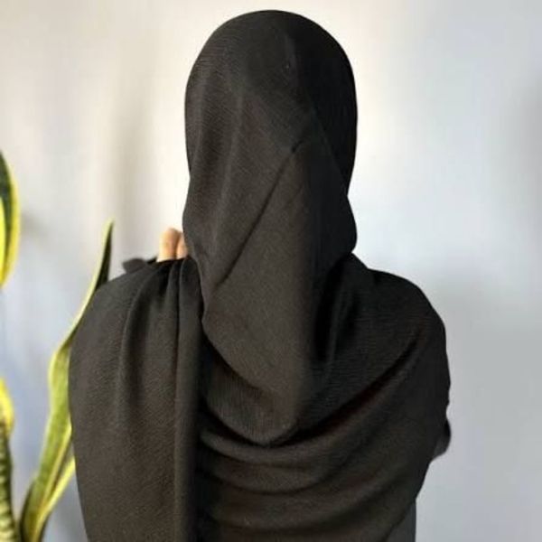 روسری مشکی درختی قواره 130 سانتی