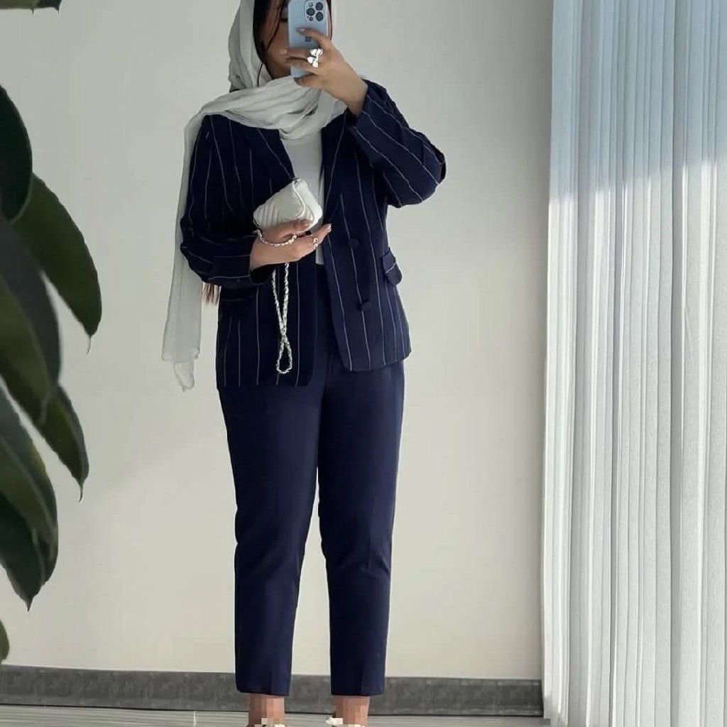 خرید انلاین ست کت شلوار مزونی ماه