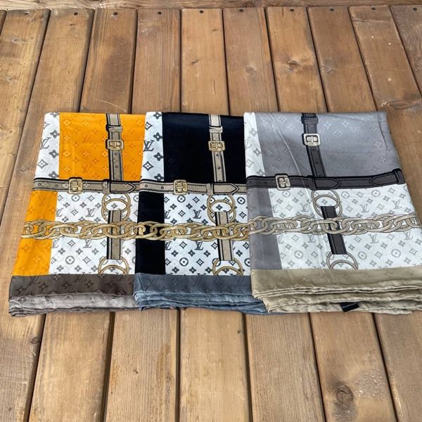 شال ابریشم ژاکارد دور دست دوز مجلسی