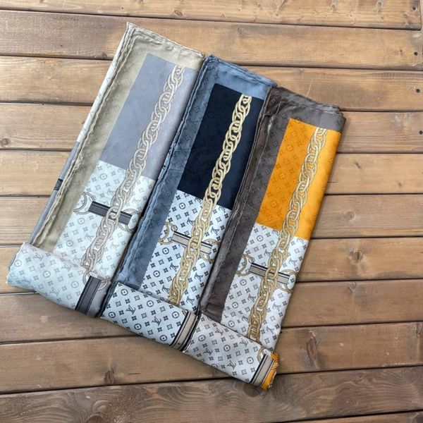 شال ابریشم ژاکارد دور دست دوز مجلسی