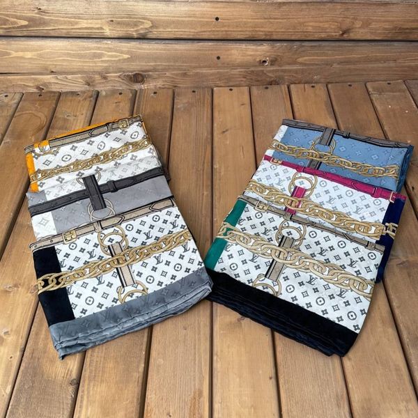 شال ابریشم ژاکارد دور دست دوز مجلسی