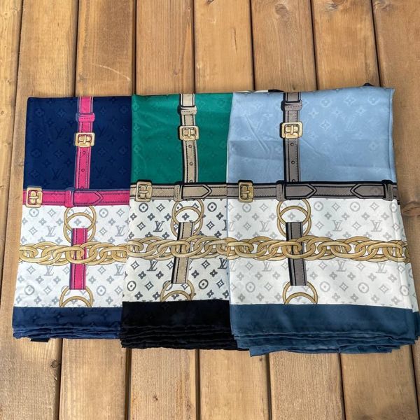 شال ابریشم ژاکارد دور دست دوز مجلسی