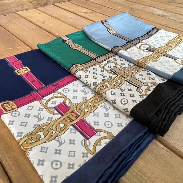 شال ابریشم ژاکارد دور دست دوز مجلسی