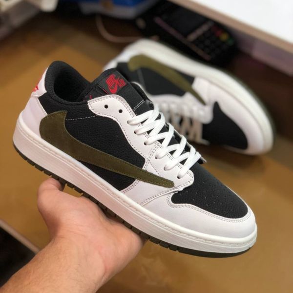 کفش جردن تراویس مردانه رنگ سبز سفید