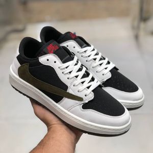 مشخصات کفش جردن تراویس مردانه رنگ سبز سفید