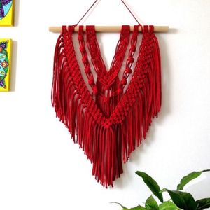 دیواراویز رنگی مکرومه بافی ارت بیوتی