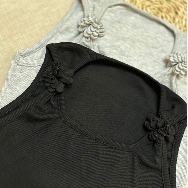 کراپ تاپ آستین حلقه ای گل دار