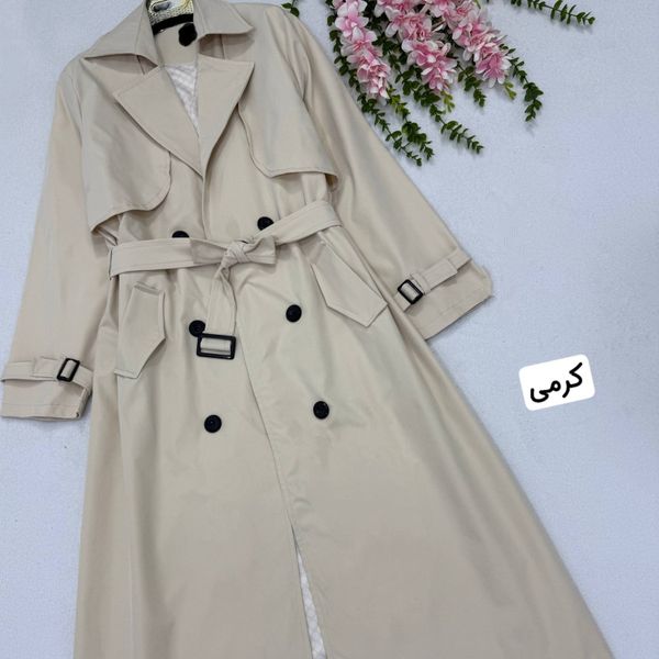 مانتو بارونی زنانه طرح بارانا