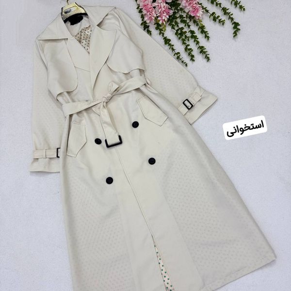 مانتو بارونی زنانه طرح بارانا