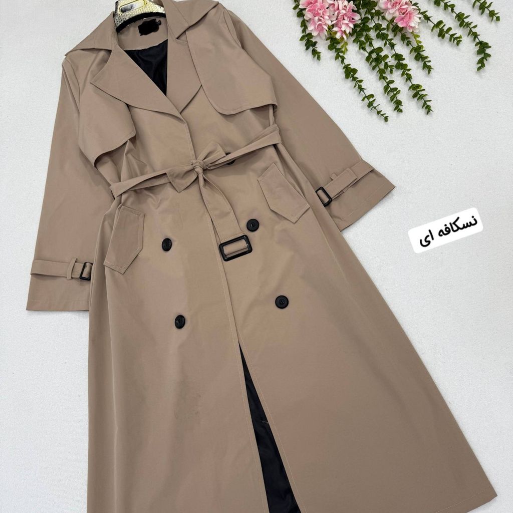 قیمت مانتو بارونی زنانه طرح بارانا