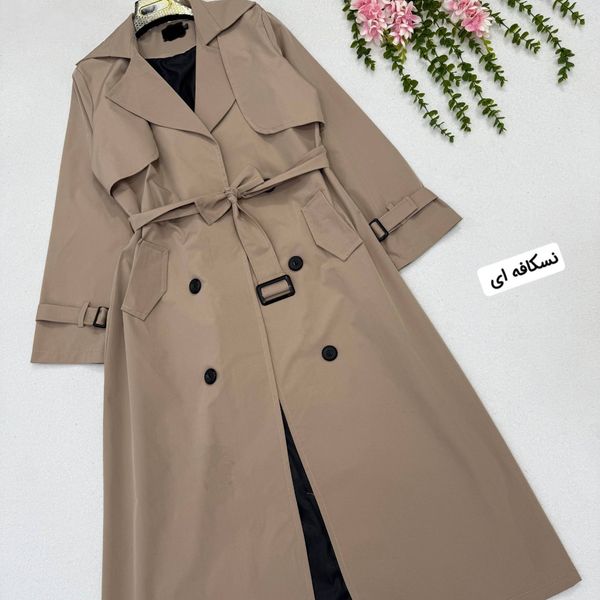 مانتو بارونی زنانه طرح بارانا