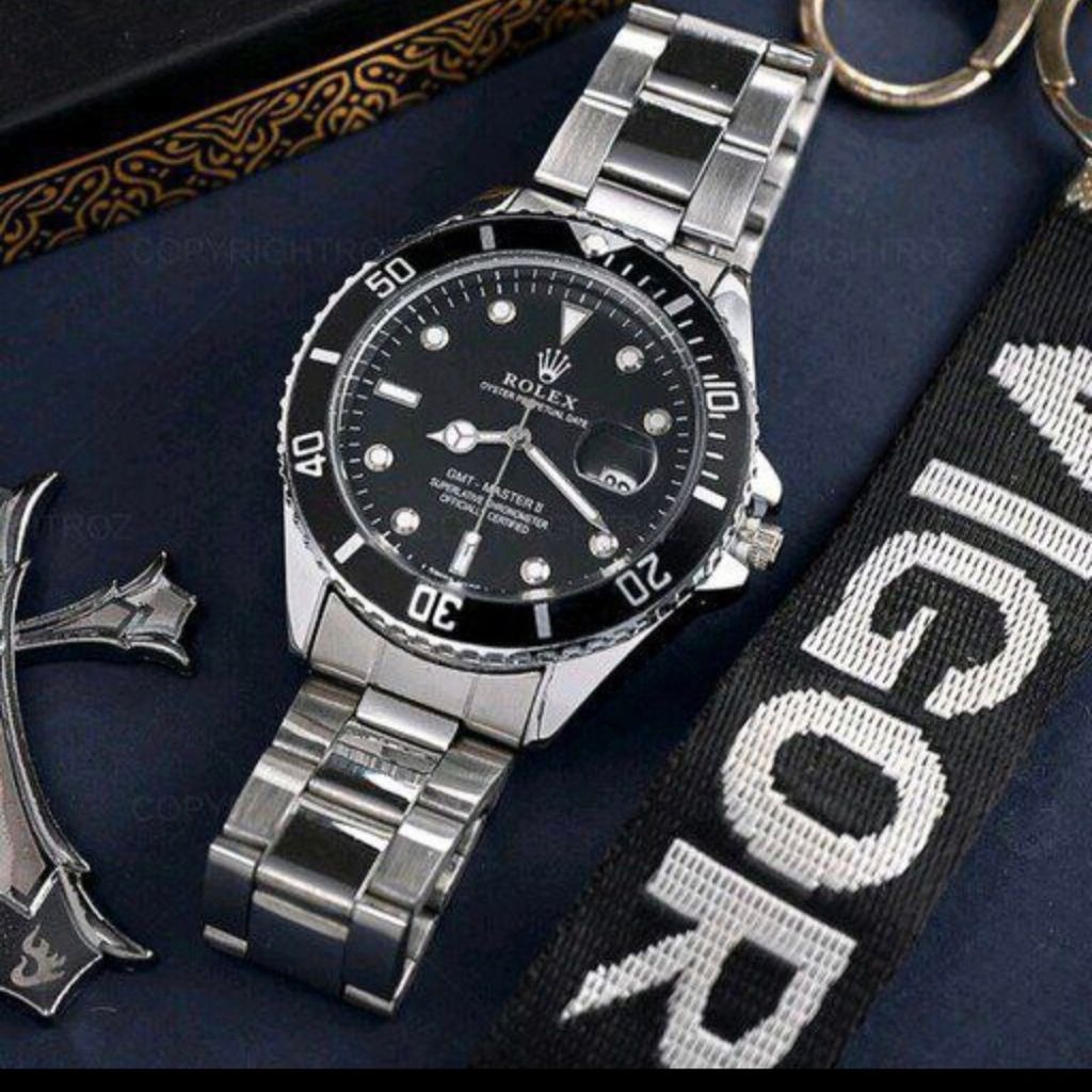 مشخصات 369001 ساعت مردانه رولکس مدل ساب‌مارینر صفحه مشکی | قاب مشکی | بند استیل