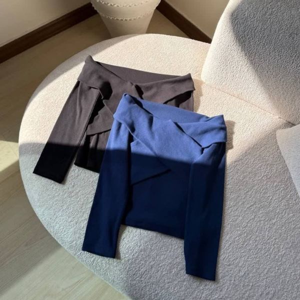 بلوز یقه باز چپ و راستی