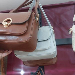 کیف دوشی زنانه چرم مصنوعی جادار و شیک کیف اداری و روزمره