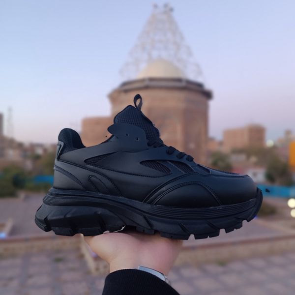 کتونی مردانه چانکی برشکا تمام مشکی