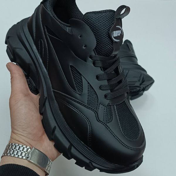 کتونی مردانه چانکی برشکا تمام مشکی