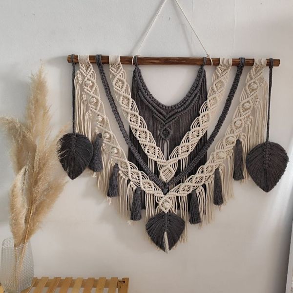 دیوارکوب اویز مکرومه دکوری طرح آوینا