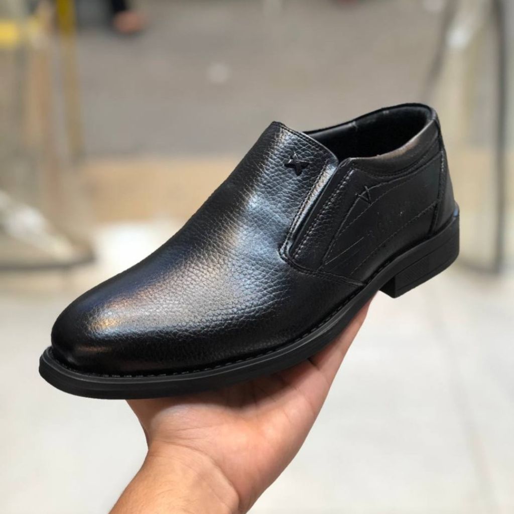 فروش اینترنتی کفش چرم مردانه مجلسی مدل رخشی رنگ مشکی
