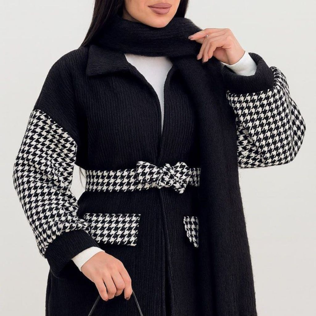 خرید اینترنتی مانتو ترکیبی پیجازی افروز