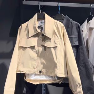 کراپ کت کتان دوجیب