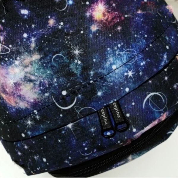 کوله پشتی مدرسه طرح کهکشان زحل به همراه جامدادی (برند رسپینا)