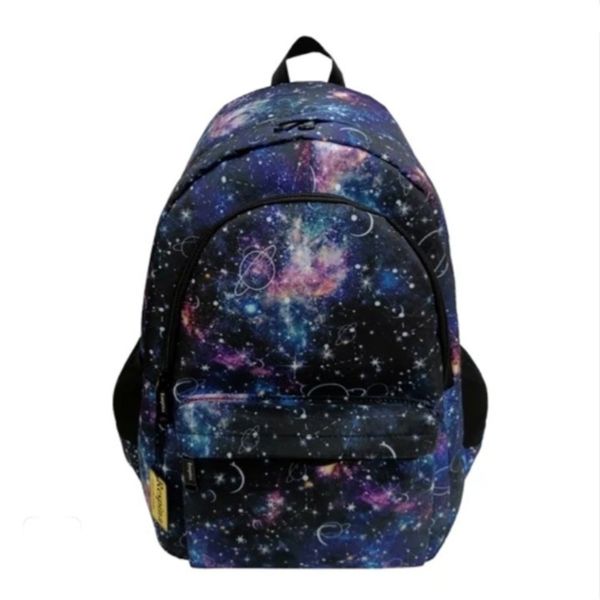 کوله پشتی مدرسه طرح کهکشان زحل به همراه جامدادی (برند رسپینا)