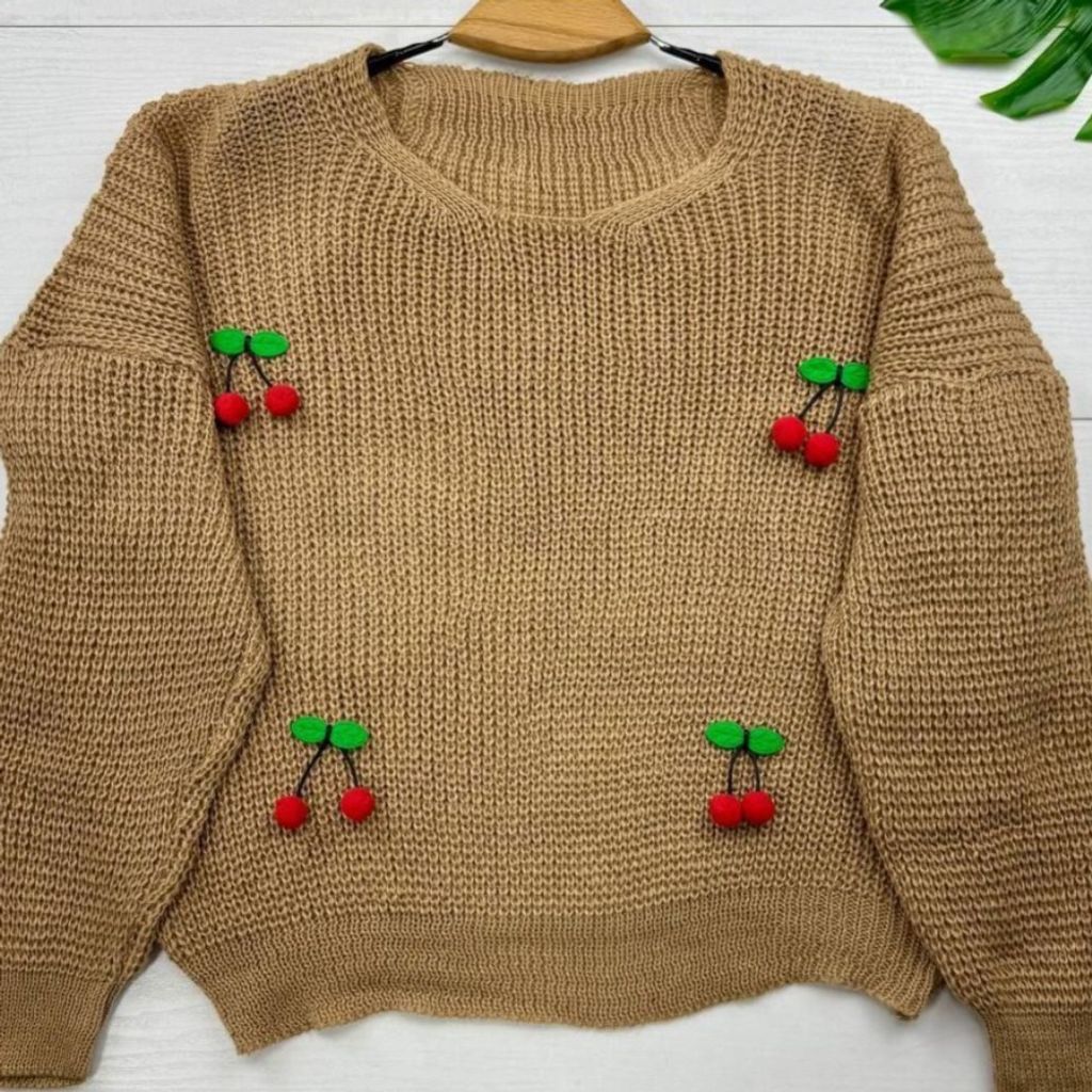 قیمت ارزان بلوز بافت گیلاسی 97232