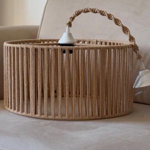 لوستر مکرومه بافی مدل مینیمال