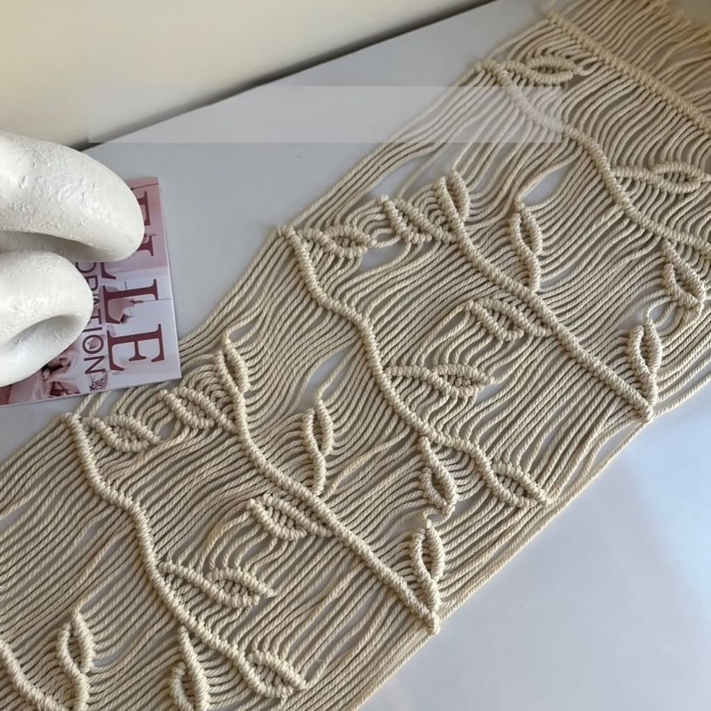 قیمت ارزان رانر مکرومه بافی مدل رویش