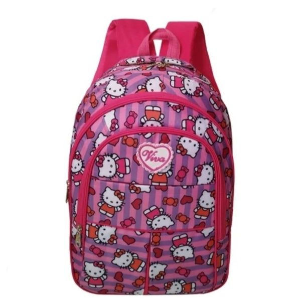کوله پشتی دخترانه مدرسه فانتزی طرح کیتی