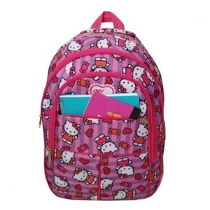 قیمت ارزان کوله پشتی دخترانه مدرسه فانتزی طرح کیتی