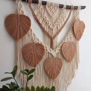 دیوار کوب مکرومه بافی مدل تابان