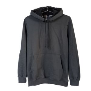 هودی مردانه ساده بیسیک طوسی تیره