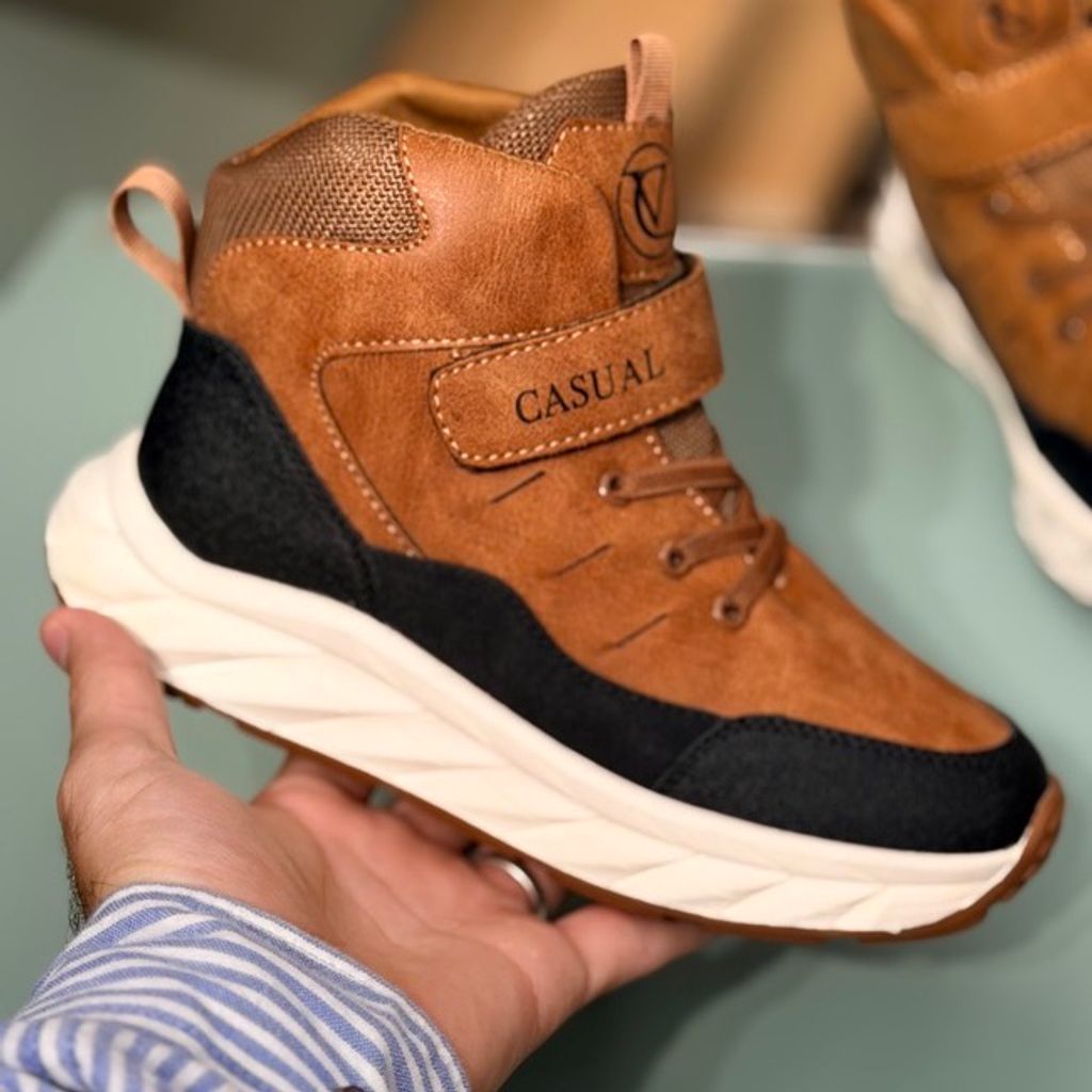 خرید اینترنتی قیمت کتونی بچگانه نیم ساق طرح کژوال از AMG کد 4080701