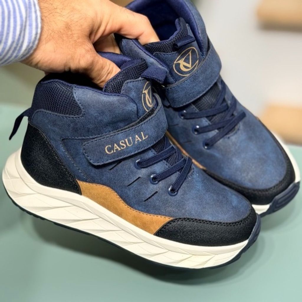 مشخصات کتونی بچگانه نیم ساق طرح کژوال از AMG کد 4080701