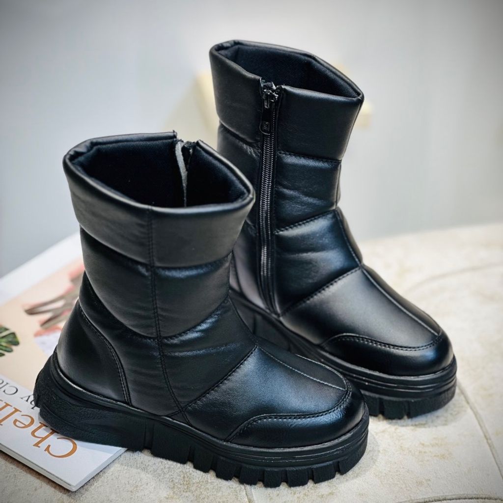 خرید اینترنتی قیمت بوت بچگانه طرح اسکیمویی چرمی کد 4080801