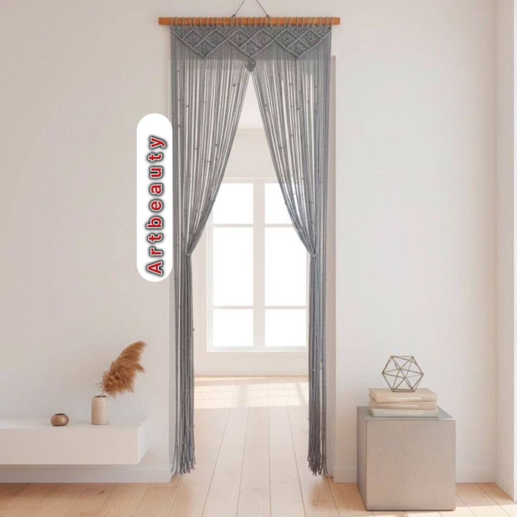 قیمت پرده مکرومه بافی مدرن ارت بیوتی